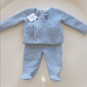 NWT Absorba Striped 2 piece Outfit. 3-6 months.
